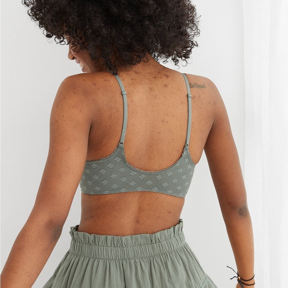 NWT Aerie Picnic Lace Triangle Bralette‎ - Picture 2 of 8